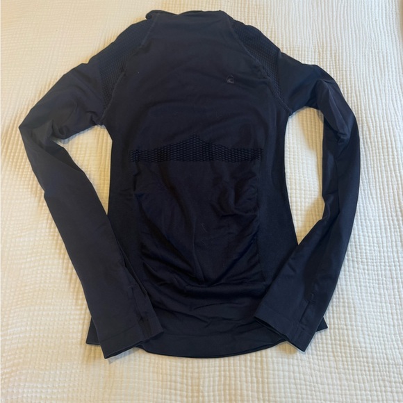 Cavallo Navy Blue Compression Long Sleeve Athletic Top - Picture 1 of 3